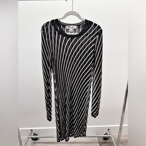 Diane von Furstenberg Black & White Stripe Dress